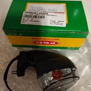 PGO blinklys venstre bag (RØGFARVET)